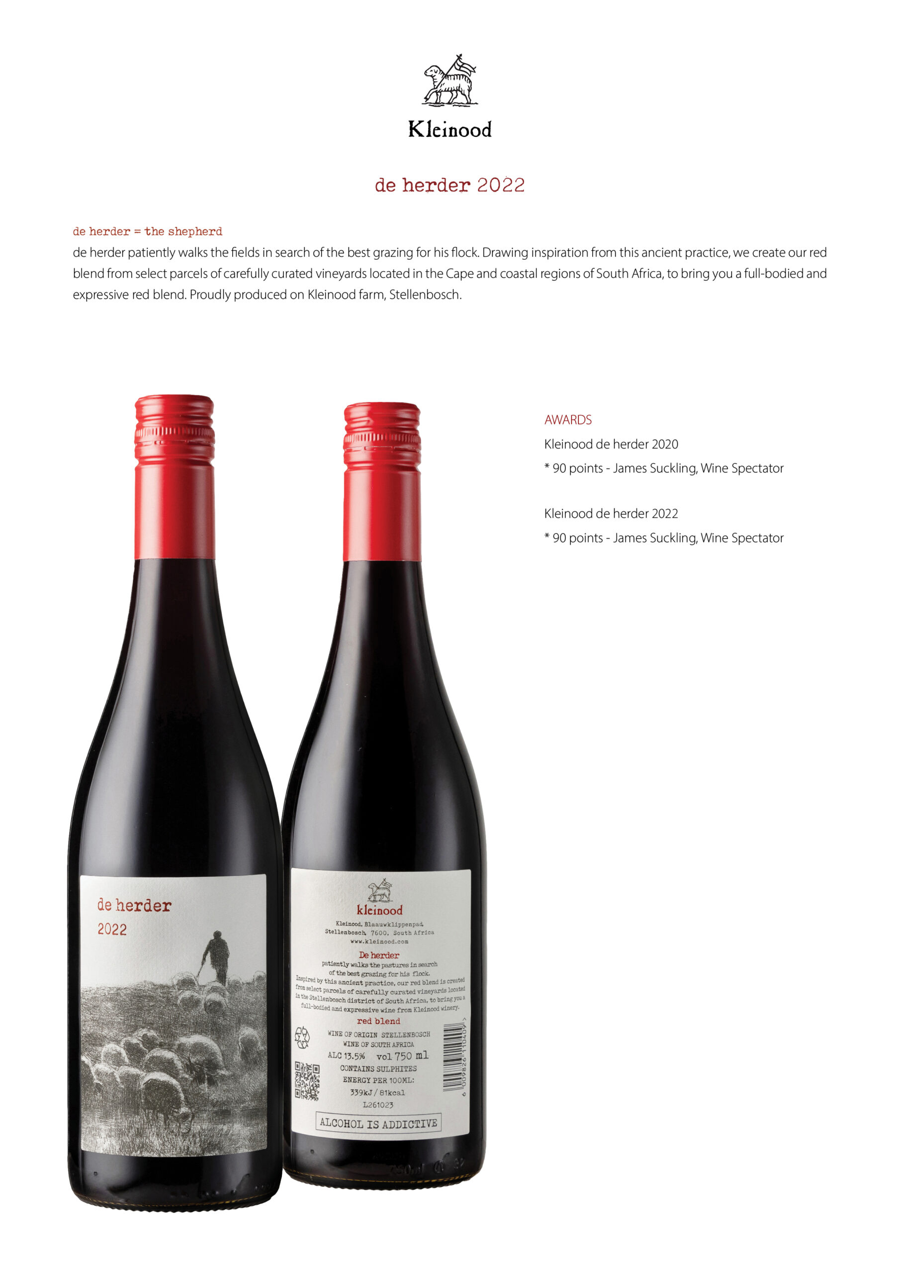 de Herder - Kleinood Wine Estate