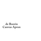 de boerin canvas apron